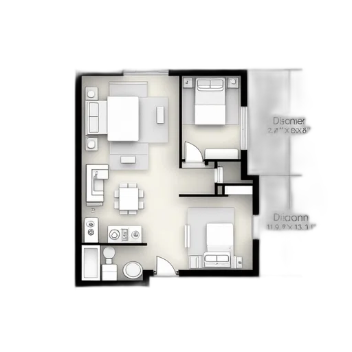 3d render, photorealistic, concept art, monochrome transparent PNG cut-out