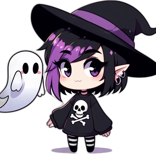 hat, staff, pixel art, cartoon transparent PNG cut-out