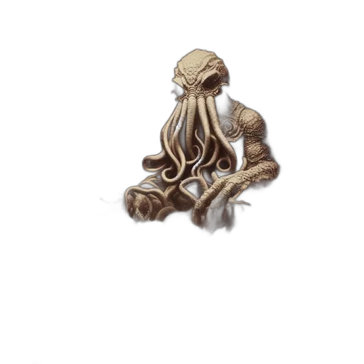 creature, hair, animal, staff transparent PNG cut-out