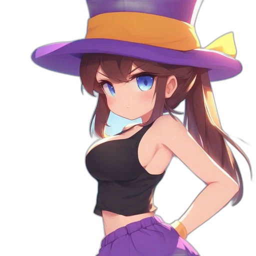 hat, dress, staff, crown transparent PNG cut-out