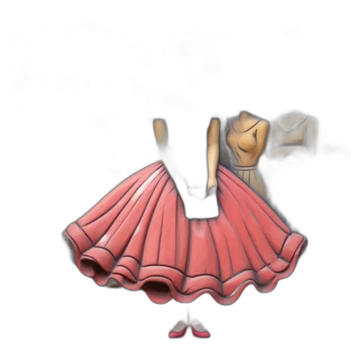 dress, umbrella, staff, crown transparent PNG cut-out