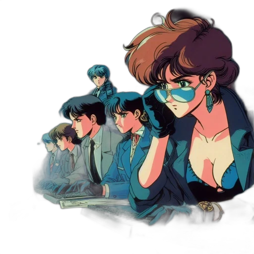 jacket, mask, concept art, anime transparent PNG cut-out
