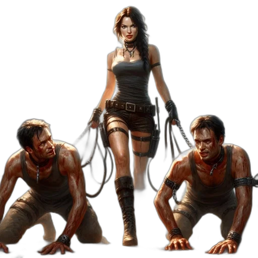 concept art, fantasy art, comic book art, 3d render transparent PNG cut-out