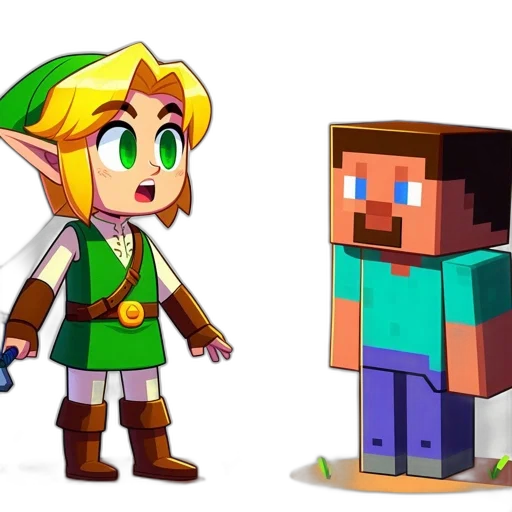 pixel art, 3d render, concept art, fantasy art transparent PNG cut-out