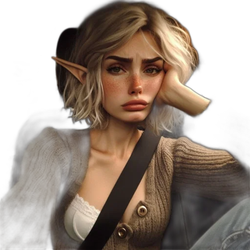face, staff, mask, fantasy art transparent PNG cut-out