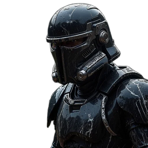 robot, concept art, 3d render, character transparent PNG cut-out