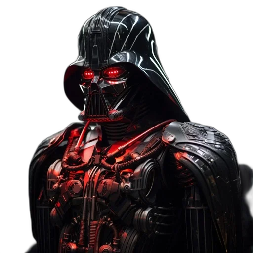 robot, mask, concept art, comic book art transparent PNG cut-out