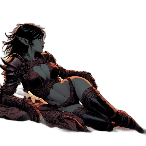 creature, robot, comic book art, concept art transparent PNG cut-out