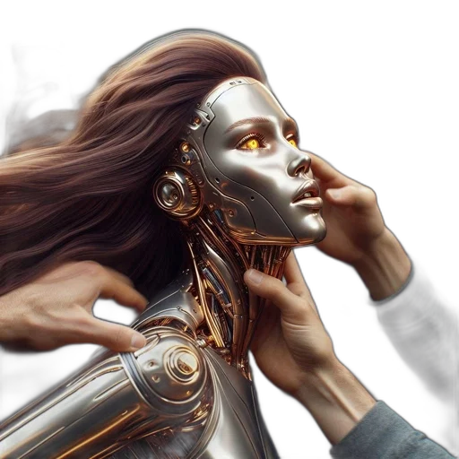 robot, jewelry, mask, face transparent PNG cut-out
