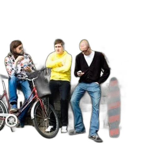 concept art, three, people, standing transparent PNG cut-out