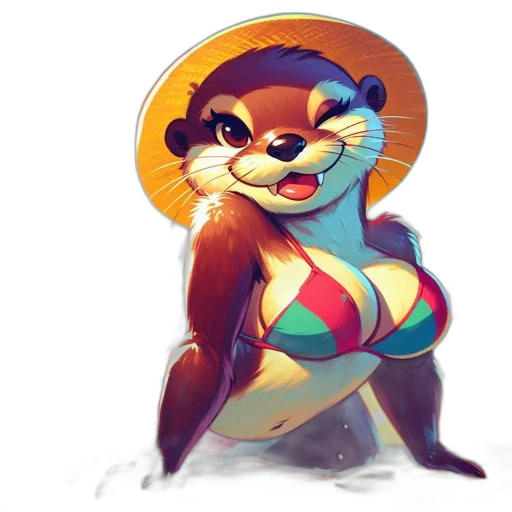 hat, concept art, watercolor, fantasy art transparent PNG cut-out