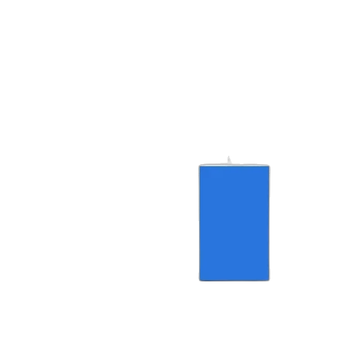 robot, pixel art, blue, monochrome transparent PNG cut-out