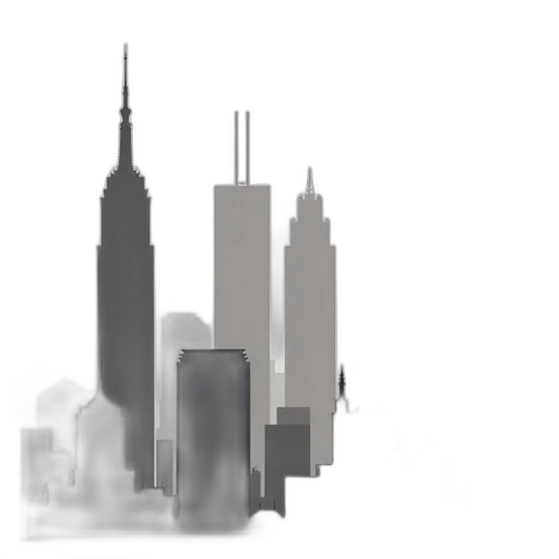 building, concept art, 3d render, photorealistic transparent PNG cut-out