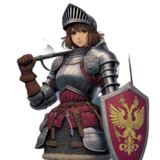 sword, weapon, staff, fantasy art transparent PNG cut-out