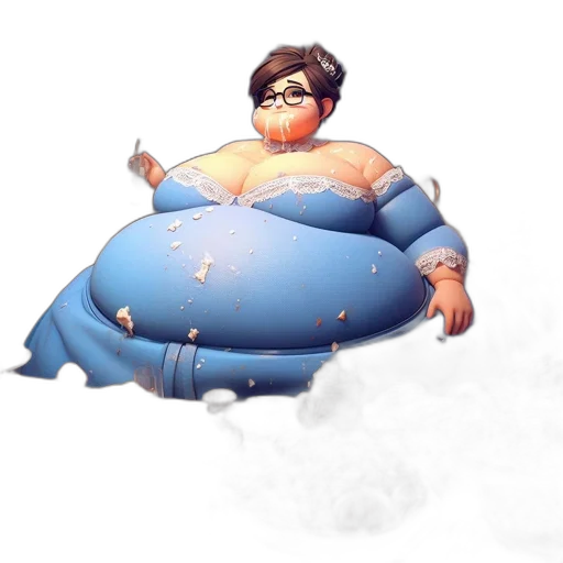 food, staff, concept art, 3d render transparent PNG cut-out