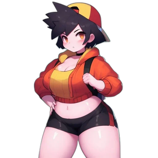 jacket, hat, staff, dress transparent PNG cut-out