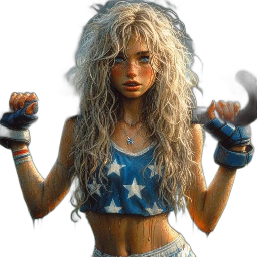comic book art, concept art, photorealistic, fantasy art transparent PNG cut-out