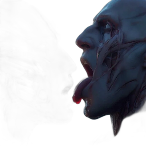 face, mask, creature, dragon transparent PNG cut-out