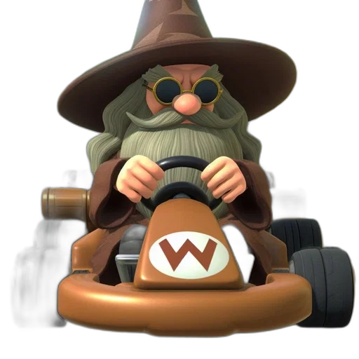 car, weapon, staff, hat transparent PNG cut-out