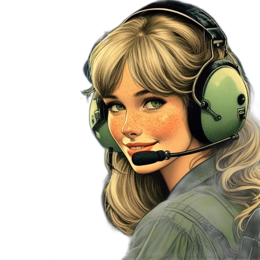 face, staff, comic book art, concept art transparent PNG cut-out