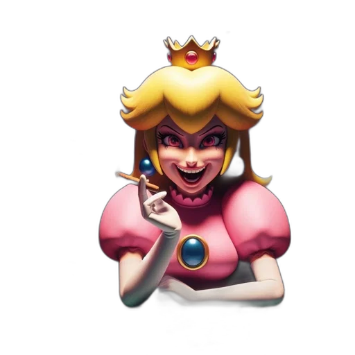 crown, dress, face, weapon transparent PNG cut-out
