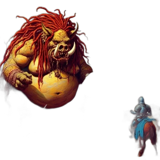 creature, concept art, fantasy art, comic book art transparent PNG cut-out