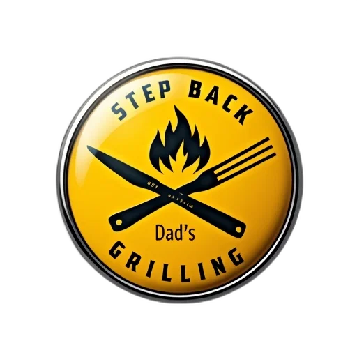 yellow, button, text, step transparent PNG cut-out