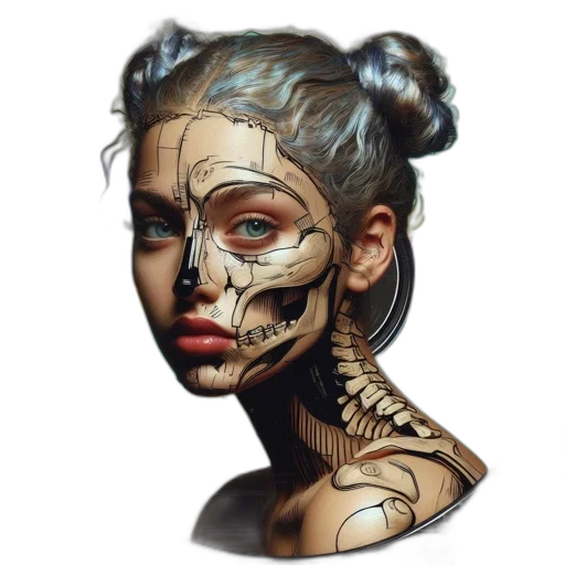 mask, face, jewelry, robot transparent PNG cut-out