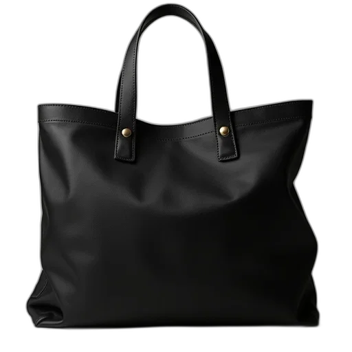 3d render, monochrome, black, tote transparent PNG cut-out