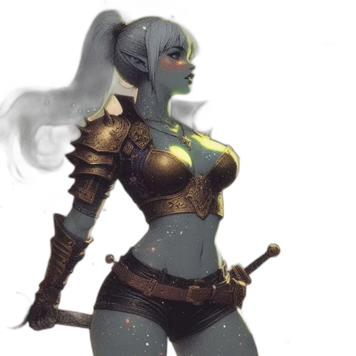staff, sword, fantasy art, concept art transparent PNG cut-out