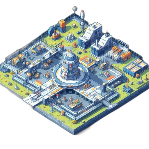 concept art, 3d render, pixel art, fantasy art transparent PNG cut-out