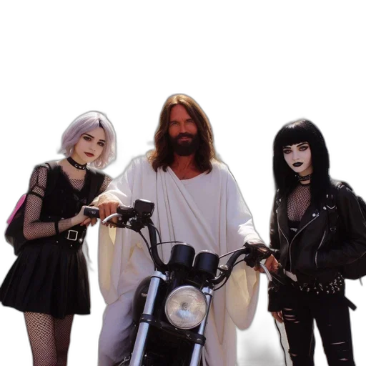 vaporwave, cyberpunk, urban, scene transparent PNG cut-out