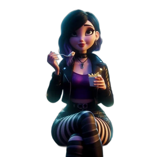 jacket, staff, weapon, dress transparent PNG cut-out