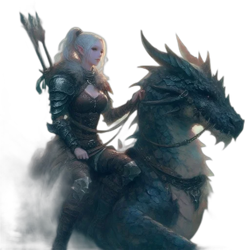 dragon, sword, weapon, creature transparent PNG cut-out