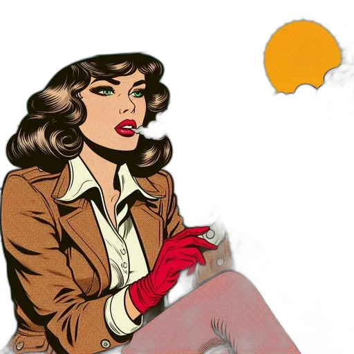 comic book art, cartoon, concept art, fire transparent PNG cut-out