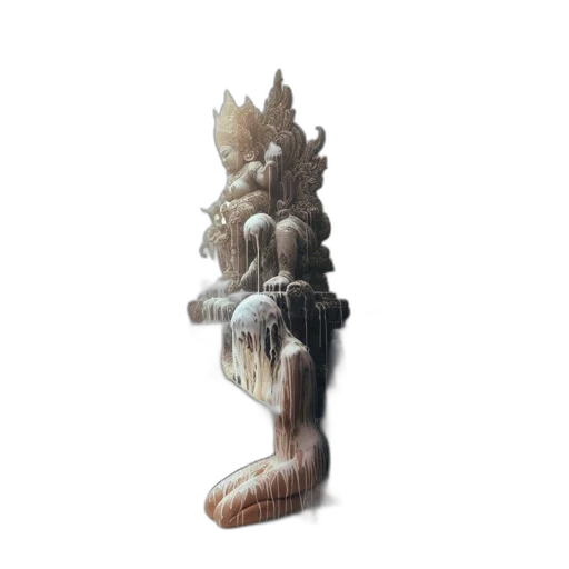 crown, staff, dragon, tree transparent PNG cut-out
