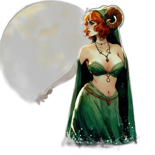 jewelry, fantasy art, concept art, comic book art transparent PNG cut-out