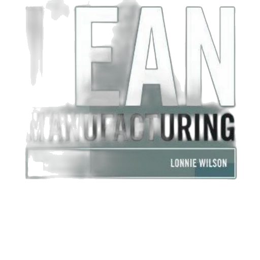 lean, manufacturing, book, cover transparent PNG cut-out