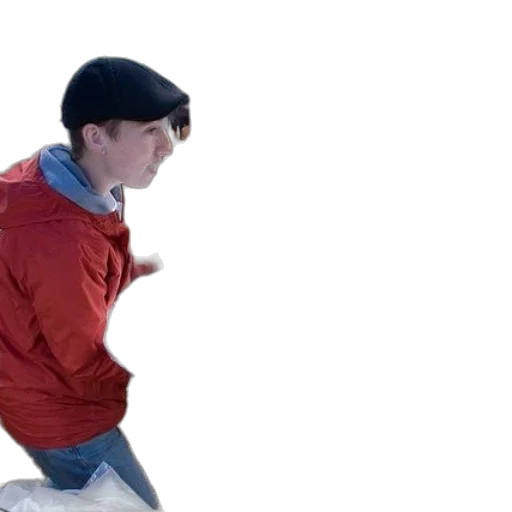 jacket, hat, staff, 3d render transparent PNG cut-out