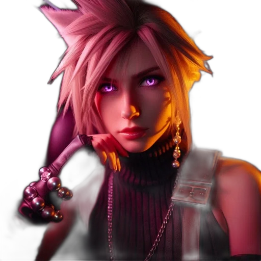 face, staff, weapon, cyberpunk transparent PNG cut-out
