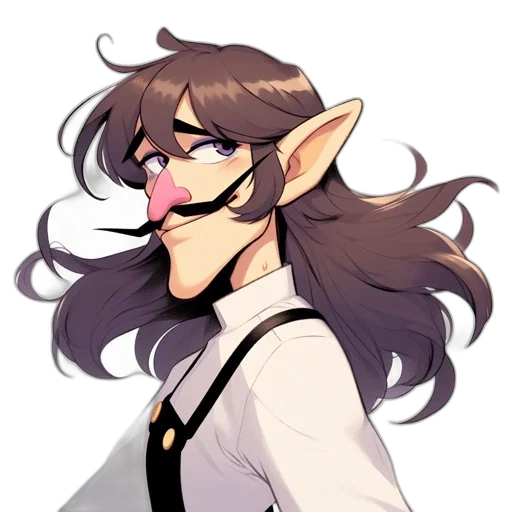 staff, mask, face, creature transparent PNG cut-out