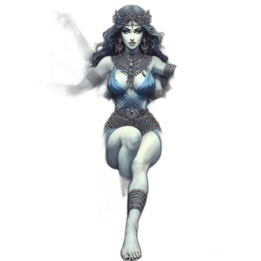 jewelry, dress, staff, fantasy art transparent PNG cut-out