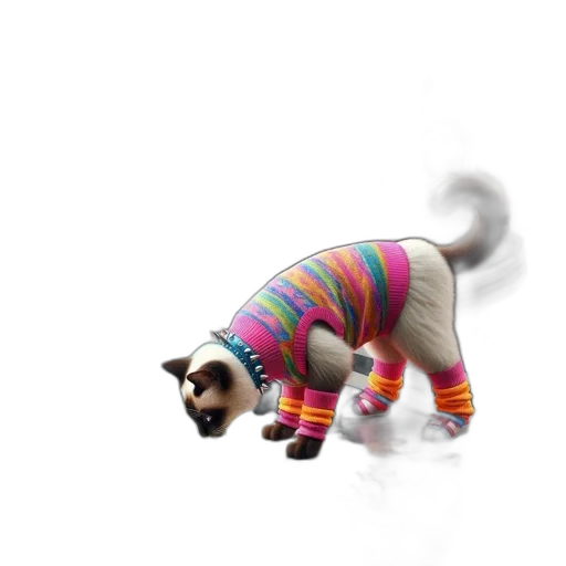 animal, creature, staff, jacket transparent PNG cut-out