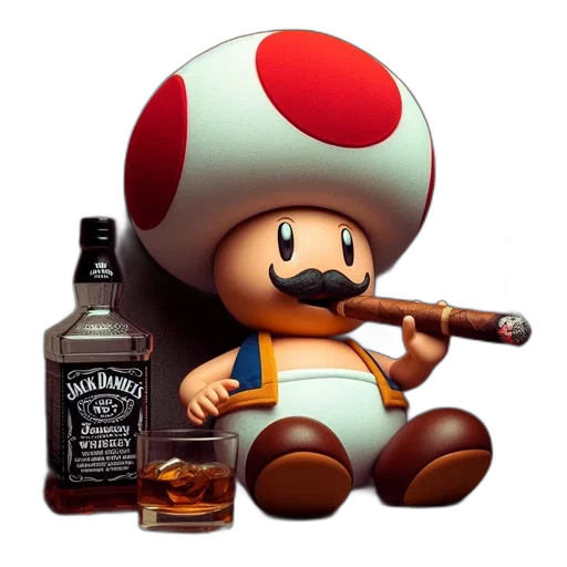 bottle, weapon, hat, pixel art transparent PNG cut-out