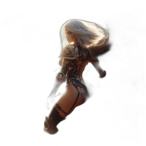hair, dragon, weapon, sword transparent PNG cut-out