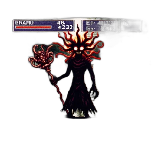 staff, weapon, creature, mask transparent PNG cut-out
