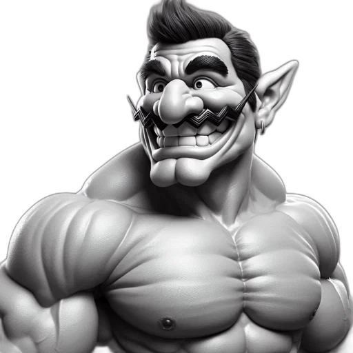face, creature, mask, 3d render transparent PNG cut-out