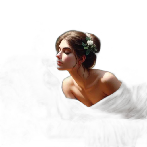 dress, face, jewelry, crown transparent PNG cut-out