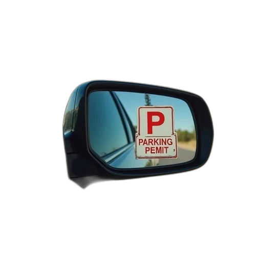 car, hang, rearview, mirror transparent PNG cut-out