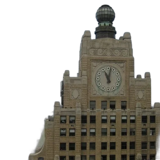 building, 3d render, city street, earth tones transparent PNG cut-out